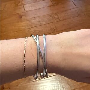 Elegant Sterling Silver Cuff Bracelet